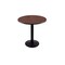 Holland Bar Stool Co 30" 214 Black Table, 24" dia. Top 214-1630BW24R - alternate 2